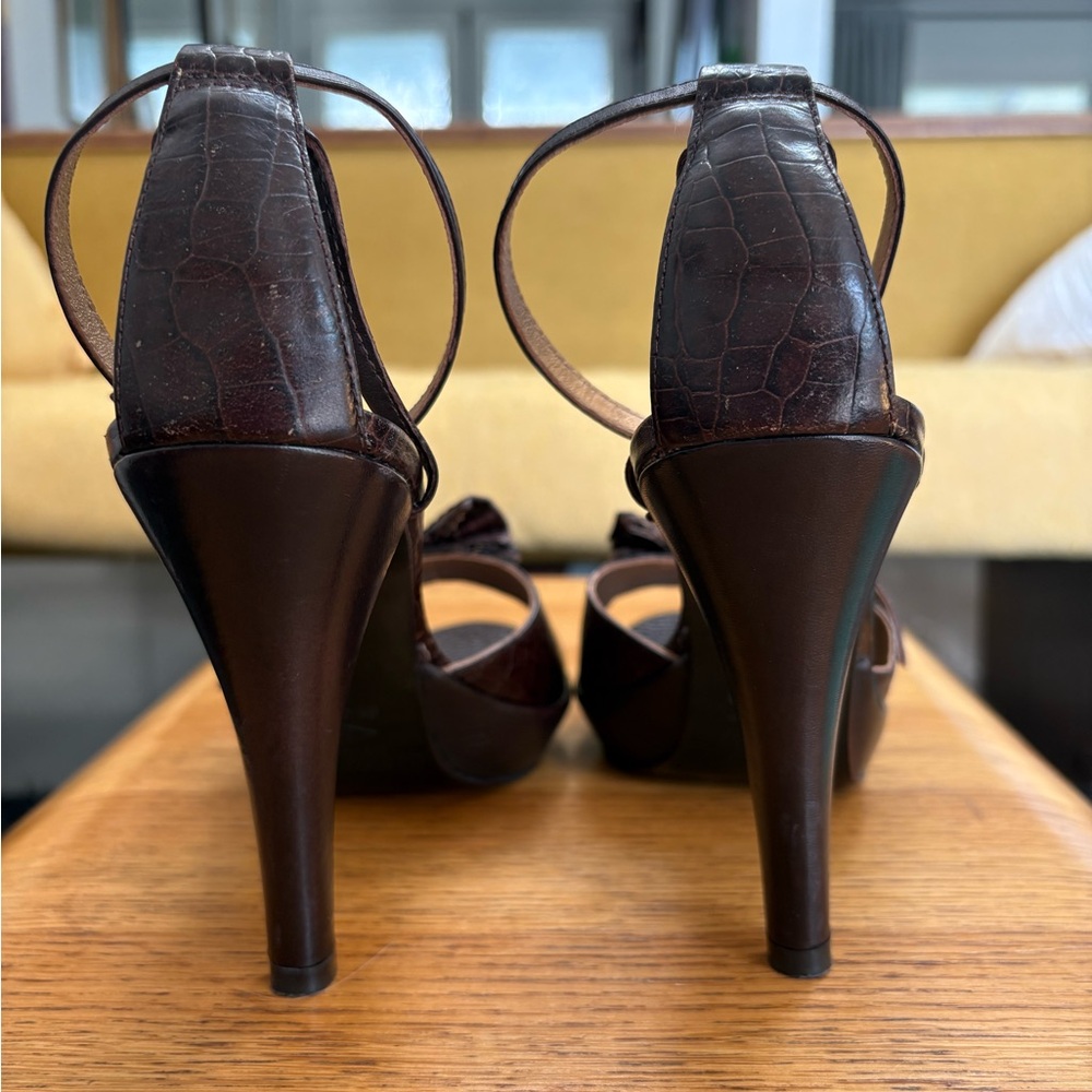Michelle K peep-toe platform sandals - Picture 5 of 8